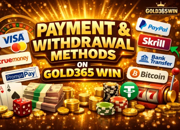 Payment & Withdrawal Methods on Gold365 Win